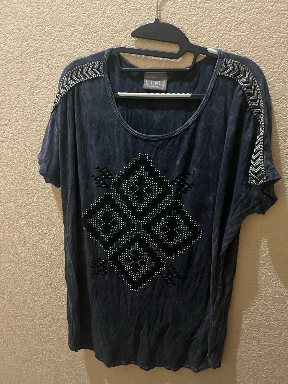 Y2K Core Bedazzled Vocal Top - XL